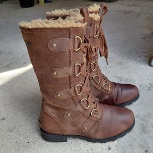 Sorel Emelie Lace Up Boots